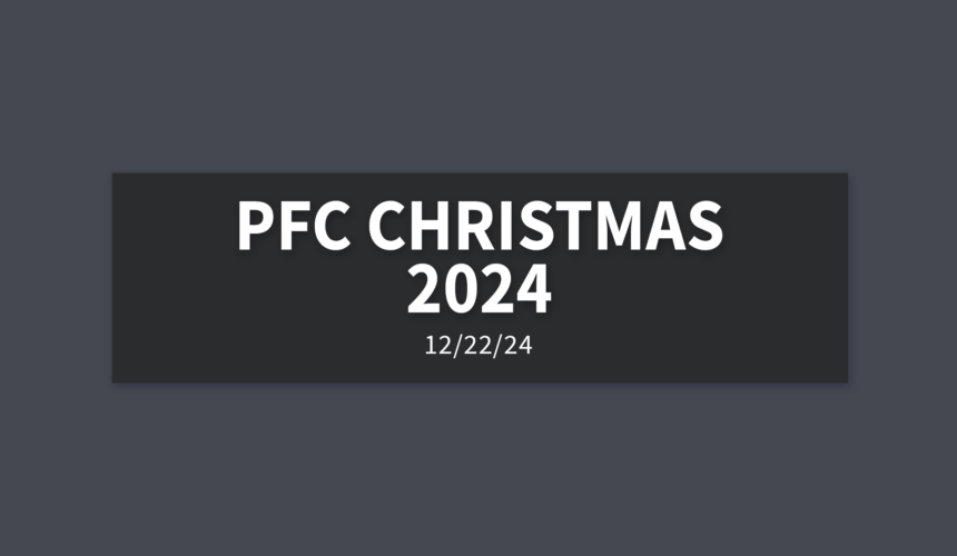 PFC Christmas 2024 | Sunday, December 22, 2024 | Gary Zamora