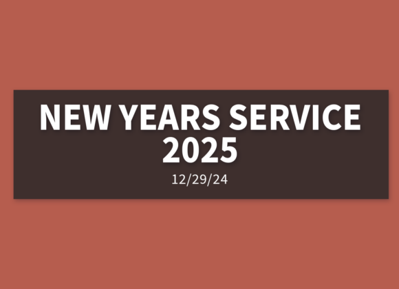 New Years Service 2025 | Sunday, December 29, 2024 | Gary Zamora